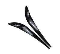 XNFUR 1 Pair Car Front Headlight Cover Sticker Eyebrow Cover,Fit For X3 F25 X4 F26 2014-2017 Head Lamp Eyelid Car Headlight Eyebrow Overlay(ABS Carbon Fiber)