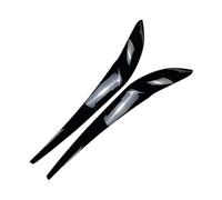 XNFUR 1 Pair Car Front Headlight Cover Sticker Eyebrow Cover,Fit For X3 F25 X4 F26 2014-2017 Head Lamp Eyelid Car Headlight Eyebrow Overlay(Black)