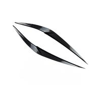 XNFUR 1 Pair Car Front Headlights Eyebrow Eyelids Trim Cover,Fit For X1 F48 201 2017-2020 Car Headlight Eyebrow Overlay(Carbon Fiber Pattern)