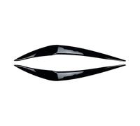 XNFUR 1Pair Car Front Headlight Eyebrow Eyelid Cover,Fit For, 1 Series F20 Late 118i 120i 2015-2019 Accessories Car Headlight Eyebrow Overlay(Glossy Black)
