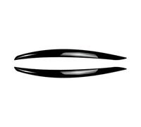 XNFUR 1Pair Car Headlight Eyebrow Cover Trim,Fit For, E92 E93 3 Series 2 Door Couple M3 2005-2013 Decoration Eyelids Headlamp Car Headlight Eyebrow Overlay(Glossy Black)