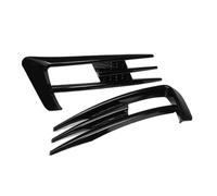 XNFUR 1Pair Lower Bumper Fog Lamp Grill Fit For VW/Golf 7 MK7 GTI 2014-2017 Wind Spoiler Front Fog Light Grille Cover Vehicle front Fog Light Trim cover(Glossy Black)