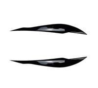 XNFUR 2pcs Car Headlight Eye Lid Covers Lamp Eyebrows Trim Stickers,Fit For 3 Series F30 F31 318i 320i 2012-2018 Car Headlight Eyebrow Overlay(Gloss Black)