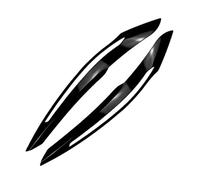 XNFUR 2Pcs Car Headlight Eyebrow Cover Trim,Fit For, 1 Series F20 F21 Advance Version 2011-2014 Decorative Eyelids Car Headlight Eyebrow Overlay(Bright Black)