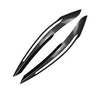 XNFUR 2Pcs Car Headlight Eyebrow Cover Trim,Fit For, 1 Series F20 F21 Advance Version 2011-2014 Decorative Eyelids Car Headlight Eyebrow Overlay(Carbon Fiber Black)