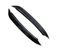 XNFUR 2Pcs Car Headlight Eyebrow Eyelid Cover Trim,Fit For VW,Fit For Polo MK6 2019-2022 Car Eyelids Lids Sticker Car Headlight Eyebrow Overlay(Carbon Fiber Pattern)