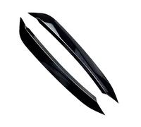 XNFUR 2Pcs Car Headlight Eyebrow Eyelid Cover Trim,Fit For VW,Fit For Polo MK6 2019-2022 Car Eyelids Lids Sticker Car Headlight Eyebrow Overlay(Gloss Black)