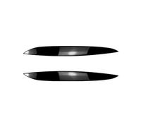 XNFUR 2PCS Car Headlight Eyebrow Eyelids Cover,Fit For VW,Fit For Golf MK4 GTI TDI SDI R32 FSI GL GLS Variant 1997-2005 Spoiler Tuning Stickers Car Headlight Eyebrow Overlay(Glossy Black)