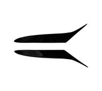 XNFUR 2pcs Car Headlight Eyebrow Stickers Trim Cover,Fit For Mazda, RX8 Coupe 2004-2008 Car Accessories ABS Eyelids Car Headlight Eyebrow Overlay(Black)