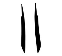 XNFUR 2pcs Car Headlight Eyebrow Trim Cover Stickers,Fit For A4, B7 S4 2006 2007 Car Accessories ABS Eyelids Car Headlight Eyebrow Overlay