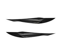XNFUR 2pcs Car Headlight Eyebrows Sticker,Fit For, 3 Series F30 Sedan F31 Wagon 2011-2018 Eyelids Lids ABS Plastic Accessories Car Headlight Eyebrow Overlay(Carbon Styling)