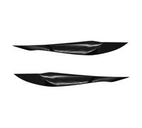 XNFUR 2pcs Car Headlight Eyebrows Sticker,Fit For, 3 Series F30 Sedan F31 Wagon 2011-2018 Eyelids Lids ABS Plastic Accessories Car Headlight Eyebrow Overlay(Gloss Black)