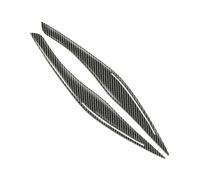 XNFUR 2Pcs Car Headlight Eyelid Eyebrow Cover Trims,Fit For, E90 E91 3Series 328i 335i 2006-2012 Carbon Fiber ABS Decoration Car Headlight Eyebrow Overlay