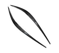 XNFUR 2Pcs Car Headlight Lamp Eyebrows Cover Trim Stickers,Fit For 3 Series G20 G28 2019-2023 Car Headlight Eyebrow Overlay(Carbon Fiber Pattern)