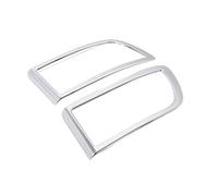 XNFUR 2pcs Car Rear Fog Light Lamp Foglight Cover Trims, Fit For Toyota, Land Cruiser Prado FJ120 2003-2009 Chrome Fog Light Housing Trim Kit