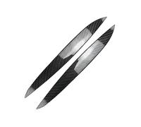 XNFUR 2PCS Front Headlight Eyebrow Eyelid Cover Trim,Fit For VW,Fit For Golf MK4 1997-2003 Car Headlight Eyebrow Overlay(Carbon Fiber Pattern)