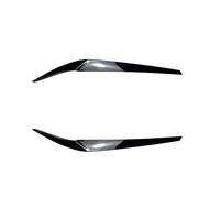 XNFUR 2pcs Headlight Eyelids Eyebrows Eye Lid Cover Trim Sticker,Fit For 5 Series G30 G31 G38 F90 M5 525I 530I 540I 2017-2021 Car Headlight Eyebrow Overlay(Gloss Black)