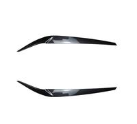 XNFUR 2pcs Headlight Eyelids Eyebrows Eye Lid Cover Trim Sticker,Fit For 5 Series G30 G31 G38 F90 M5 525I 530I 540I 2017-2021 Car Headlight Eyebrow Overlay(Carbon Look)