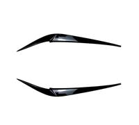 XNFUR 2PCS,Headlight Eyelids Eyebrows,Fit For, X4 X3 G01 G02 2018-2023 Car Accessories ABS Car Headlight Eyebrow Overlay(Gloss Black)