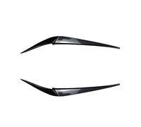 XNFUR 2X Car Eyebrow Headlight Eyelid Cover Decoration Trim,Fit For X3 X4 G01 G02 2018-Up Eyelash Head Light Lamp Stickers Car Headlight Eyebrow Overlay(Carbon Fiber Look)