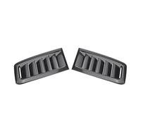 XNFUR 2x Car Front Bonnet Air Vents Trim Fit For Ford, Focus RS Style MK2 MK3 2004-2015 Vent For SEAT, Leon Ibiza Vehicle front Fog Light Trim cover(Carbon Fiber Look)