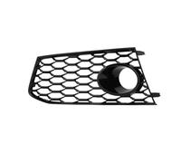 XNFUR 2x Car Front Bumper Fog Light Grille Cover Fit For RS7 2014-2018 Car Styling HEX HONEYCOMB Lamp Grill Vehicle front Fog Light Trim cover(Left Side)