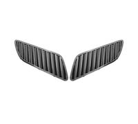 XNFUR 2X Car Front Grill Hood Cover Bonnet Vent Trim Fit For E90 E91 E92 F30 E46 DTM Air Outlet Cover Grill Vehicle front Fog Light Trim cover(Glossy Black)