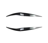 XNFUR 2x Car Front Headlight Cover Head Eyebrow Eyelid Trim,Fit For Ford, Fiesta MK6.5 2013-2017 Light Lamp Eyelid Decoration Car Headlight Eyebrow Overlay(Carbon Look)