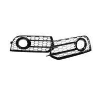 XNFUR 2x Front Bumper Fog Light Grille Cover Fit For A1 8X 2010-2014 8X0807681A 8X0807682A Mesh Honeycomb Lamp Grille Grill Vehicle front Fog Light Trim cover(Glossy Black)