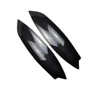 XNFUR Car Front Headlights Eyebrow Eyelids Trim Cover Sticker,Fit For VW,Fit For GOLF 5 MK5 GTI R 2005-2007 Car Headlight Eyebrow Overlay(Carbon Fiber Style)