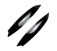 XNFUR Car Front Headlights Eyebrow Eyelids Trim Cover Sticker,Fit For VW,Fit For GOLF 5 MK5 GTI R 2005-2007 Car Headlight Eyebrow Overlay(Gloss Black)