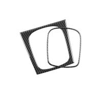 XNFUR Car Gear Shift Panel Trim,Fit for A3 S3 8P 2006 2007 Interior Frame Storage Box Cover Decoration Carbon Fiber Center Tunnel Console Cover Strip(B 2pcs)