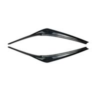 XNFUR Car Headlight Eyebrow Trim,Fit For Toyota, Camry 2018-2023 Eye Lid Covers Bright Black Scratch Headlamp Replacement Car Headlight Eyebrow Overlay(Carbon Look)
