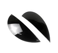 XNFUR Car Headlight Eyebrows Cover Front Eyelids,Fit For Mini, F54 CLUBMAN F55 F57 CABRIO F56 COOPER Car Headlight Eyebrow Overlay(Glossy black)
