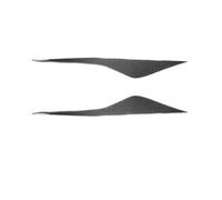 XNFUR Car Headlight Eyebrows Cover Trim Sticker,Fit For Ford, Mondeo MK4 2007-2013 Piano Black Car Exterior Tuning Accessories Eyelid Car Headlight Eyebrow Overlay(Carbon Fiber)