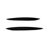 XNFUR Car Headlight Eyebrows Cover Trim Sticker,Fit For VW,Fit For Golf, 4 MK4 GTI TDI SDI R32 1997-2006 Headlamp Eyelid ABS Car Accessories Car Headlight Eyebrow Overlay(Bright Black)