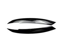 XNFUR Car Headlights Eyebrow Sticker,Fit For Volkswagen,Fit For Jetta, MK6 Car Black Eyelids Car Headlight Eyebrow Overlay