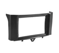 XNFUR Car Stereo Frame,Fit For Benz Smart, Two 2011-2015 2 Din DVD Radio Plate Adapter Mounting vehicle audio control panel cover