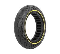 XNFUR Electric Scooter Solid Tire,Fit For Ninebot, MAX G30 G30P G30LE G30LP Parts 60/70-6.5 10x2.50 Rubber 10 Inch scooter tire inner tube(Yellow)