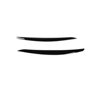 XNFUR Front Headlight Eyebrows Cover Trim Sticker,Fit For, 3 Series E90 M3 E92 E93 2005-2008 Accessories Car Headlamp Eye Lid Eyelids Car Headlight Eyebrow Overlay(Glossy Black)