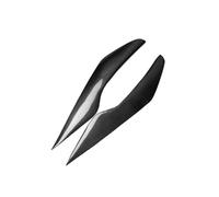 XNFUR Headlight Eyebrow Cover Sticker,Fit For Ford, Focus MK2 2009-2011 Real Carbon Fiber Headlamp Eyelid Trim Front Head Light Lamp Brow Car Headlight Eyebrow Overlay
