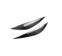 XNFUR Headlight Eyebrow Cover Trim,Fit For, BENZ, W204 C Class 2008-2011 Carbon Fiber Lamp Brow Front Head Light Headlamp Eyelid Car Headlight Eyebrow Overlay