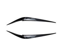 XNFUR Headlight Eyebrow Cover Trim,Fit For,X3 G01 X4 G02 2018-2022 Headlamp Eyelid Carbon Fiber Look/Gloss Black Front Head Light Lamp Car Headlight Eyebrow Overlay(Carbon Fiber Look)