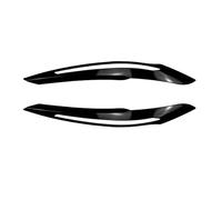 XNFUR Headlight Eyebrow Cover Trim Sticker,Fit For, 1 Series F20 F21 2011-2014 Advance Model Front Head Light Lamp Headlamp Eyelid Brow Car Headlight Eyebrow Overlay(Glossy Black)