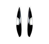 XNFUR Headlight Eyebrow Cover Trim Sticker,Fit For, BENZ, Smart, 453 Fortwo Forfour 2014-2021 Front Head Lamp Light Headlamp Eyelid Car Headlight Eyebrow Overlay(Glossy Black)
