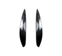 XNFUR Headlight Eyebrow Cover Trim Sticker,Fit For, BENZ, Smart, 453 Fortwo Forfour 2014-2021 Front Head Lamp Light Headlamp Eyelid Car Headlight Eyebrow Overlay(Carbon Fiber Look)