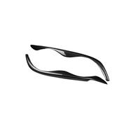 XNFUR Headlight Eyebrow Cover Trim Sticker,Fit For, E46 323i 328i 330i 325i 1999-2004 Headlamp Eyelid Carbon Fiber Lamp Brow Front Head Light Car Headlight Eyebrow Overlay