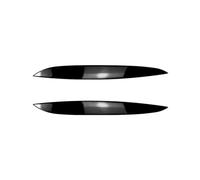XNFUR Headlight Eyebrow Cover Trim Sticker,Fit For Volkswagen,Fit For GOLF, 4 MK4 IV 1997-2006 GFK Front Head Light Lamp Headlamp Eyelid Brow Car Headlight Eyebrow Overlay(Glossy Black)