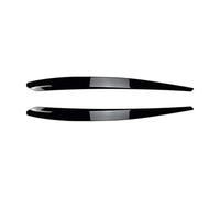 XNFUR Headlight Eyebrow Sticker Cover,Fit For Skoda, Superb B8 2016-2018 Lid Trim Lamp Body Kits Front Eyelids Gloss Black Carbon Fiber Car Headlight Eyebrow Overlay(Gloss Black)