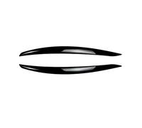 XNFUR Headlight Eyebrow Trim Cover Sticker,Fit For, 3 Series E90 E92 E93 M3 2005-2008 Headlamp Eyelid Car Front Head Lamp Light Brow Car Headlight Eyebrow Overlay(Gloss Black)